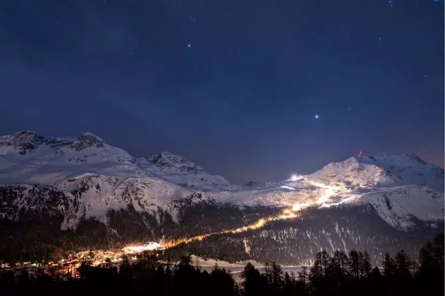 瑞士圣莫里茨滑雪场