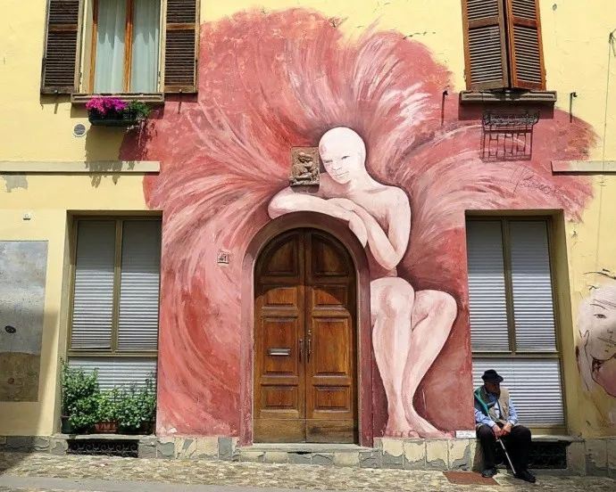 意大利壁画小镇多扎